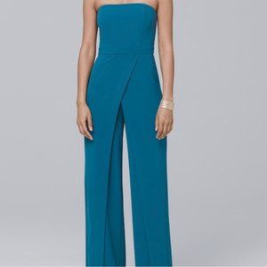 White House Black Market Teal Jumpsuit
